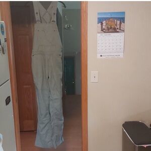 Hemp green Patagonia overalls, size medium